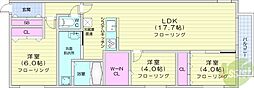 アルファスクエア円山北2条 3LDKの間取図画像