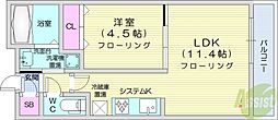 間取図画像 1LDK