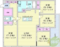 物件の間取り