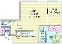 間取図画像 1LDK