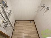 洗濯機はこちらの専用スペースに置けます！