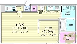 間取図画像 1LDK