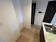 冷蔵庫置き場はこちらです！動線もバッチリですね！