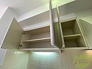 キッチン上の収納もたっぷり入るので、すっきり片付きます。