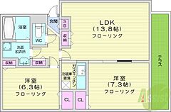 物件の間取り