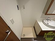 洗濯機はこちらの脱衣所に置くことができます！