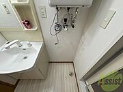洗濯機はこちらの脱衣所に置くことができます！