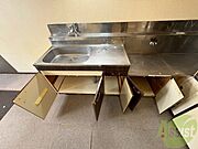 キッチン下の収納もたくさん入りますよ～！
