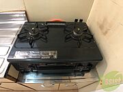 コンロ完備で2口ついているので料理もできます！