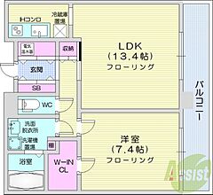 物件の間取り