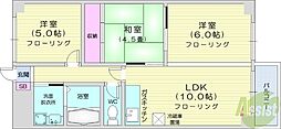 アルファヒル麻生 3LDKの間取図画像