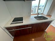 システムキッチン完備で2口ついているので料理もできます！