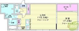LeJardindeMIYANOMORI 1LDKの間取図画像
