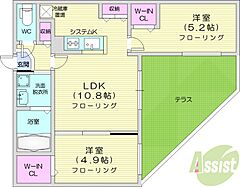 物件の間取り