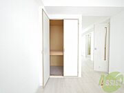 寝室の収納です。部屋がすっきり片付きます。