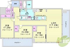 物件の間取り