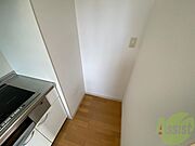 冷蔵庫置き場はこちらです！動線もバッチリですね。