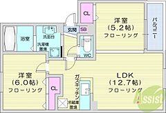 物件の間取り