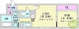 センテナリオL126 1LDKの間取図画像