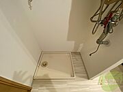 洗濯機はこちらの専用スペースに置けます！