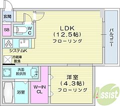 物件の間取り