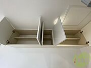 キッチン上の収納もたっぷり入るので、キッチンもすっきりです。