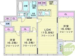 物件の間取り
