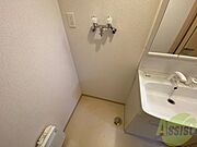 洗濯機はこちらの脱衣所に置くことができます！