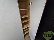 たくさん靴をしまえるシューズボックスになっていました！
