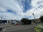 眺望はこちら。静かな住宅街という印象を受けました。