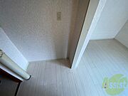 こちらに冷蔵庫を置けます。調理時の動線もばっちり効率的。