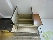 キッチン上の収納もたっぷり入るので、すっきり片付きます。
