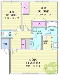 物件の間取り