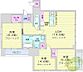 間取り：3LDK、都市ガス、エアコン、ペット可、エレベーター