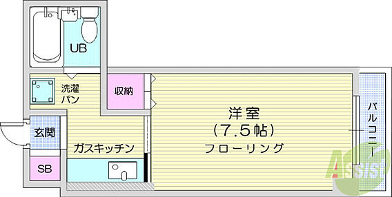 たいほくハイツ小池ビルN11_間取り_0