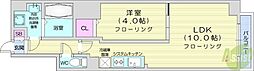 プライムアーバン札幌医大前 1LDKの間取図画像