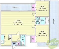 物件の間取り