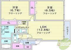 物件の間取り
