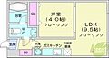 モア南6条1階3.6万円