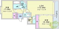 サエラ115 2LDKの間取図画像