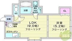 物件の間取り