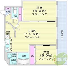 物件の間取り
