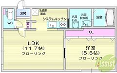 物件の間取り