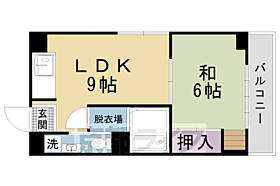 ハイツ池田 101 ｜ 京都府京都市北区上賀茂岡本口町（賃貸マンション1DK・1階・34.00㎡） その2