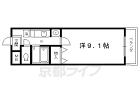 ビリーブ・Ｆ 110 ｜ 京都府京都市左京区岩倉中河原町（賃貸マンション1K・1階・26.97㎡） その2