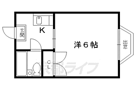 ハイム上賀茂 210 ｜ 京都府京都市北区上賀茂向縄手町（賃貸マンション1K・2階・18.00㎡） その2