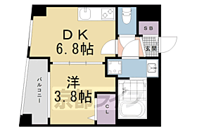 京都府京都市南区西九条唐戸町（賃貸マンション1DK・4階・28.11㎡） その2