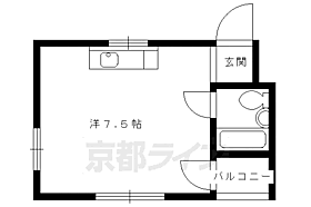 プラザクレバーIII 201 ｜ 京都府京都市北区平野桜木町（賃貸マンション1R・2階・18.00㎡） その2