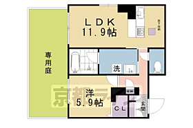 京都府京都市上京区茶屋町（賃貸マンション1LDK・1階・46.45㎡） その2