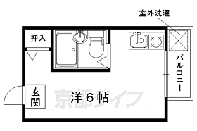 パンプキンハウス 202 ｜ 京都府京都市右京区宇多野馬場町（賃貸アパート1R・2階・14.00㎡） その2